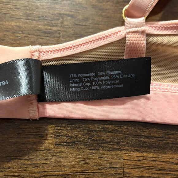 Pepper Size XL Bra Wireless Padded Triangle Bralette Adjustable Straps Plunge - Picture 6 of 10